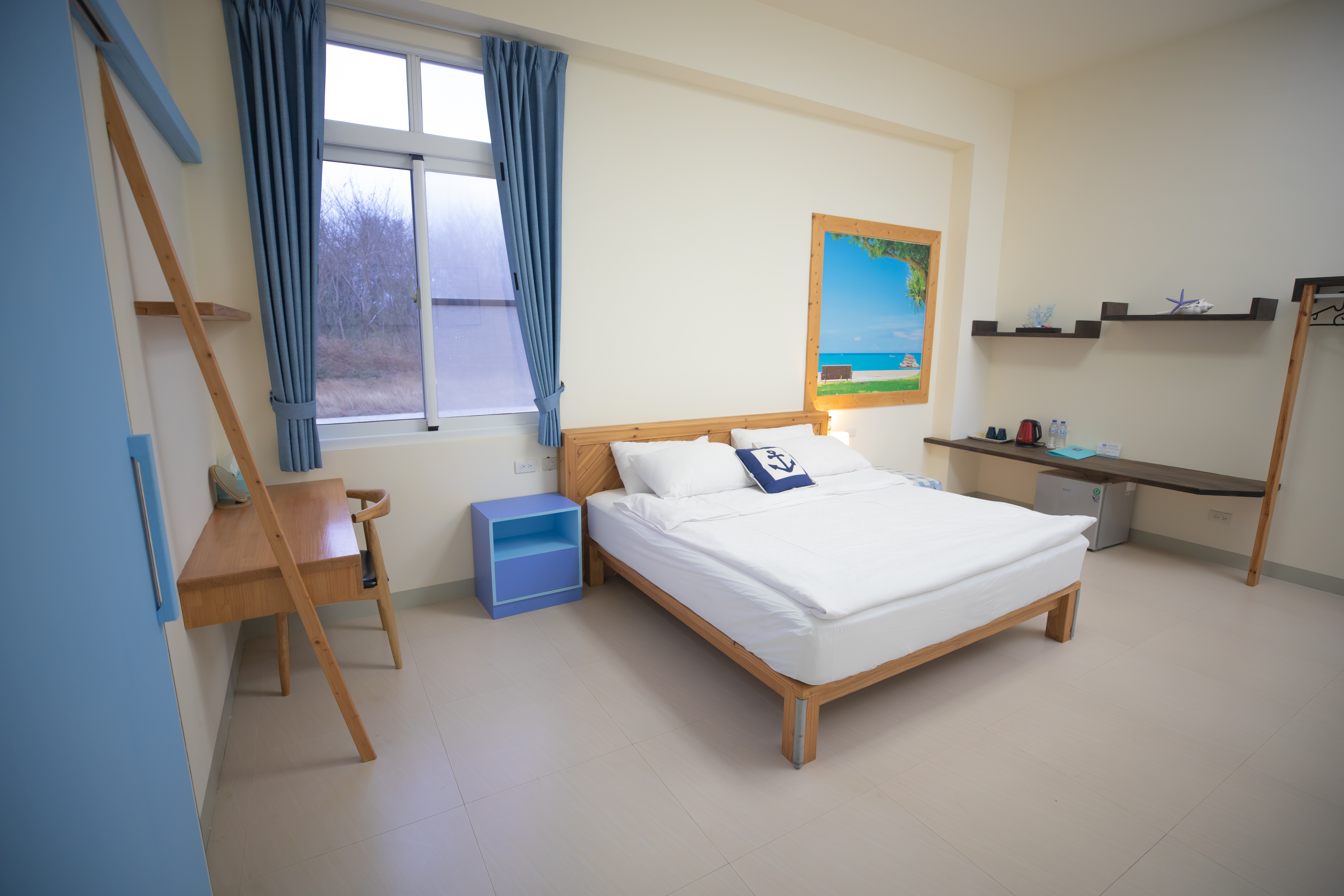 澎湖旅遊-天空藍雙人房